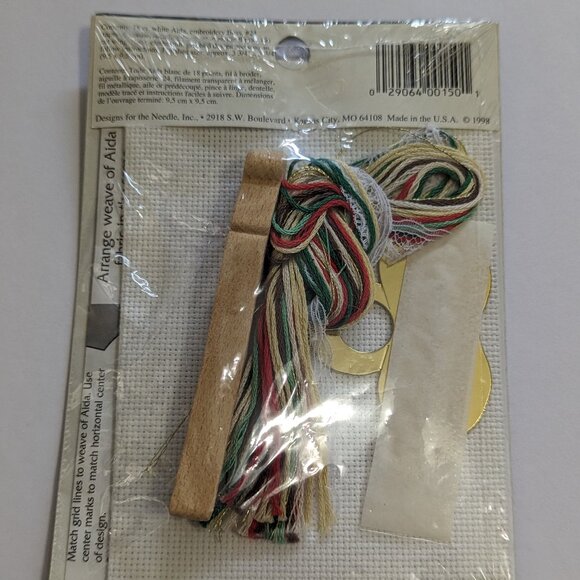 Crewel Needlepoint Designs for The Needle Angel Cross Stitch Embroidery Kit 1998 - Picture 3 of 3